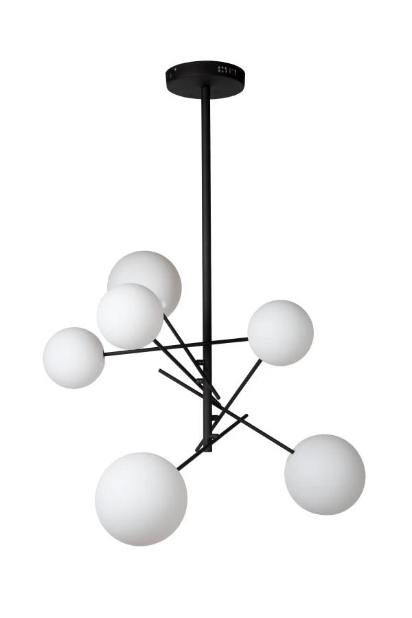Lucide ALARA - Hanglamp - Ø 72 cm - LED - G4 - 6x1,5W 2700K - Zwart - uit
